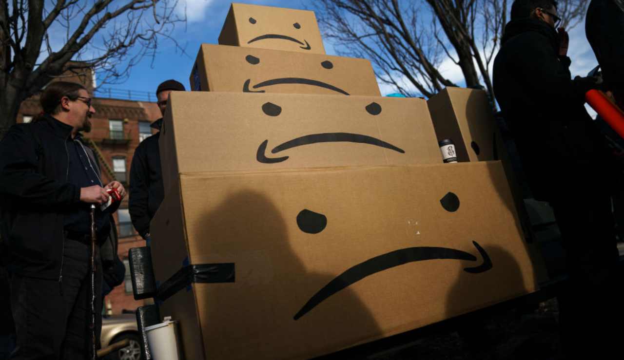 Amazon, sciopero dei corrieri