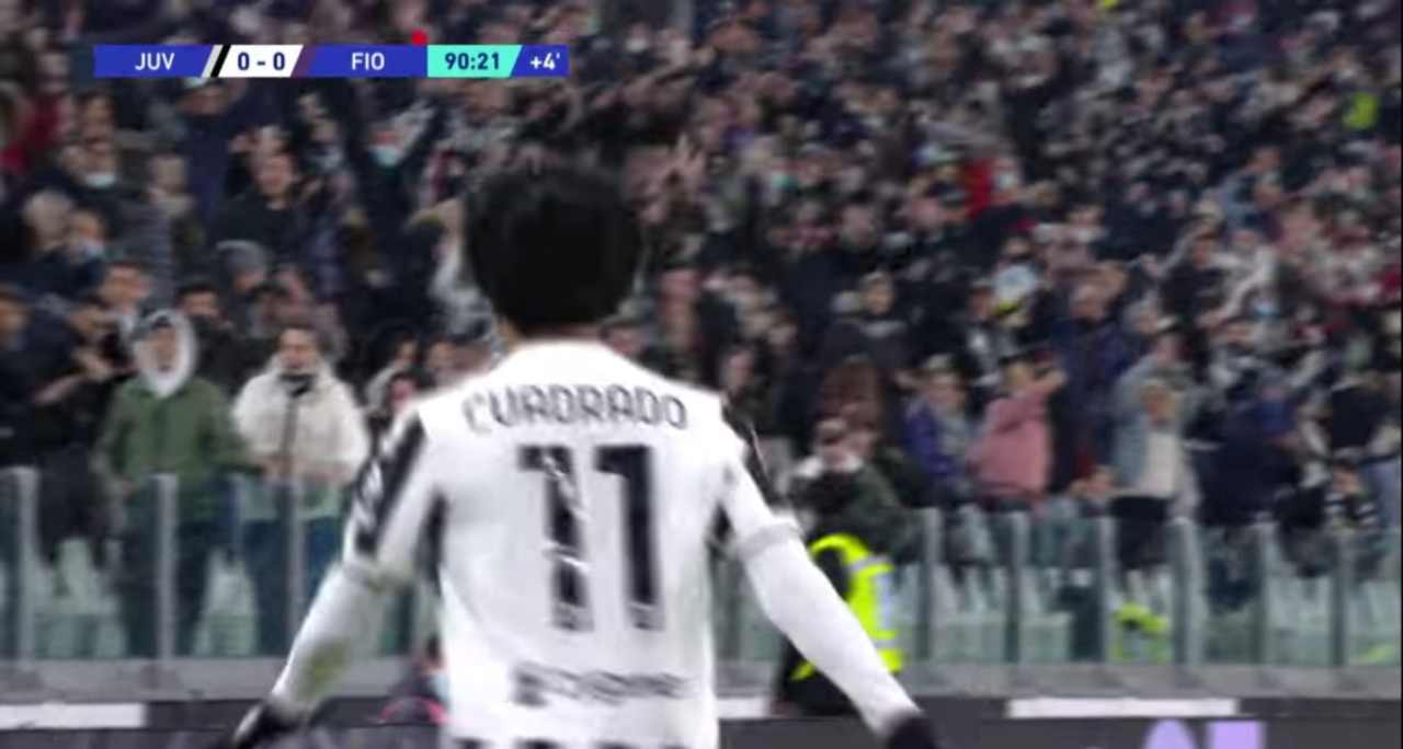Juventus-Fiorentina 1-0 Cuadrado 
