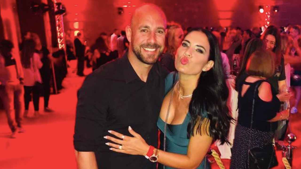 Pepe Reina e la moglie Yolanda Ruiz