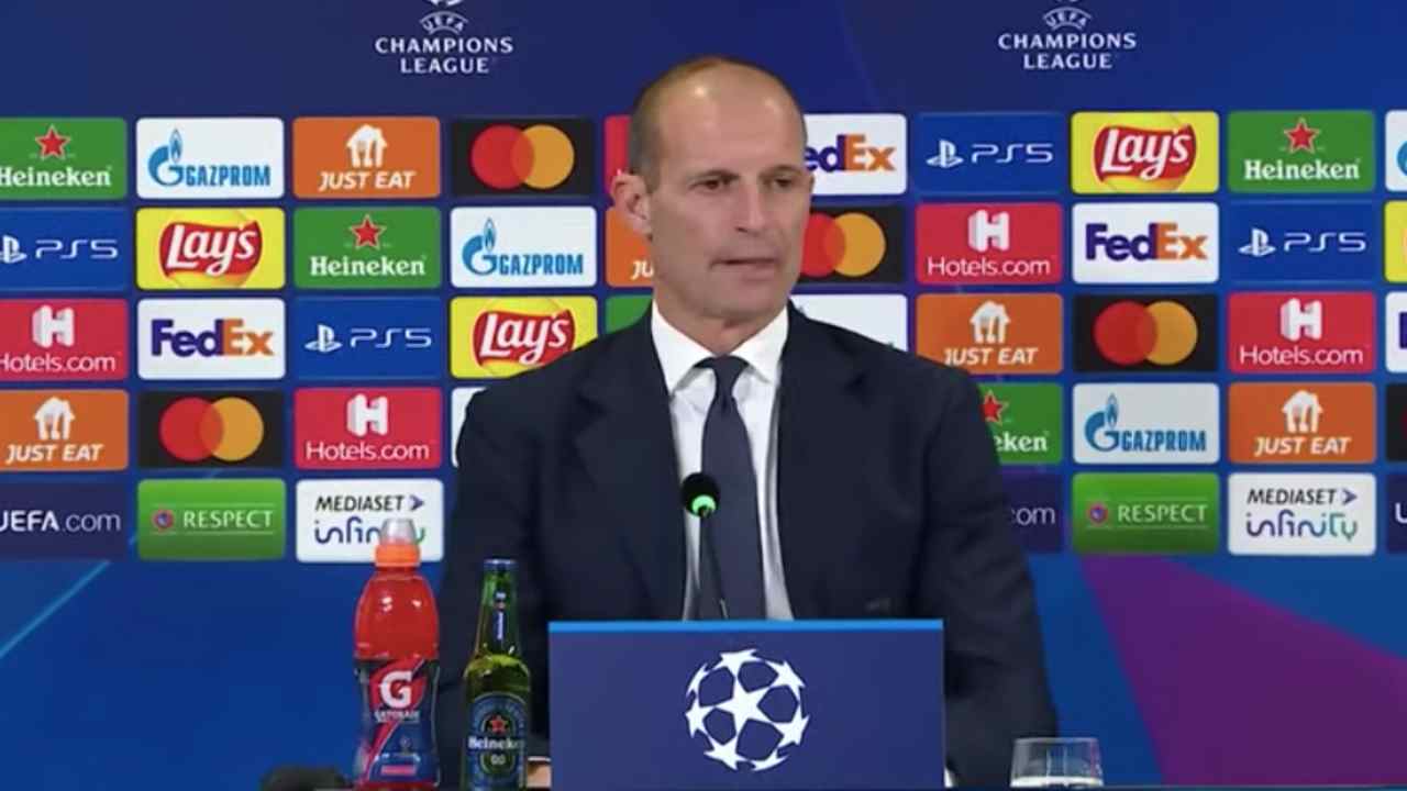 Massimiliano Allegri in conferenza stampa