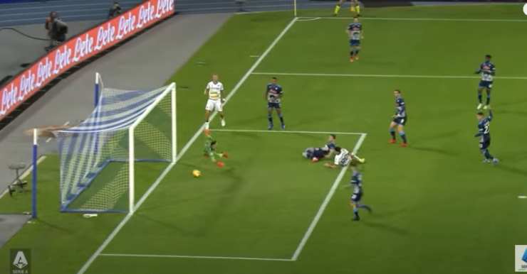 Napoli Verona gol Simeone