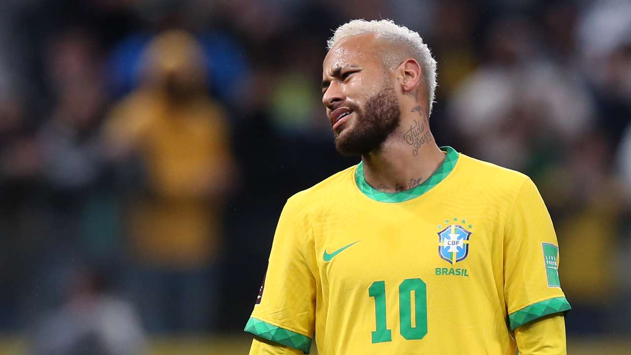 Neymar sconsolato