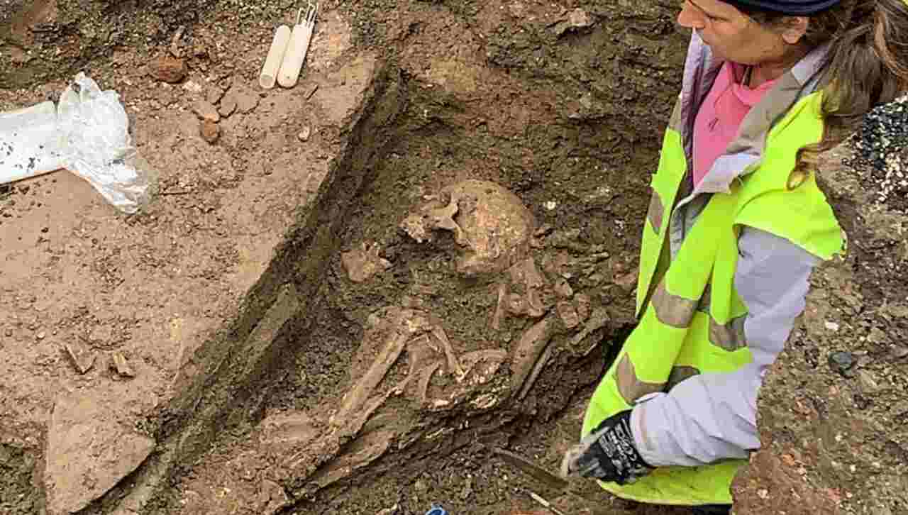 roma scheletro trovato