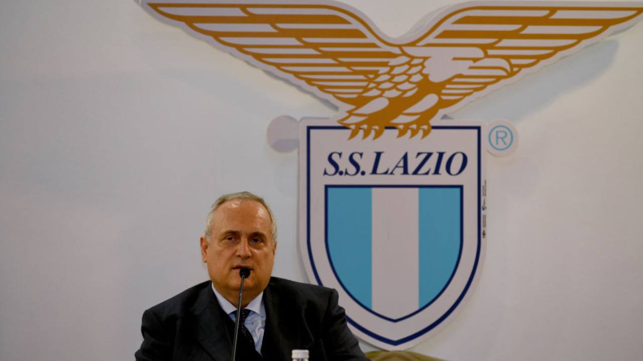 Claudio Lotito presidente della Lazio