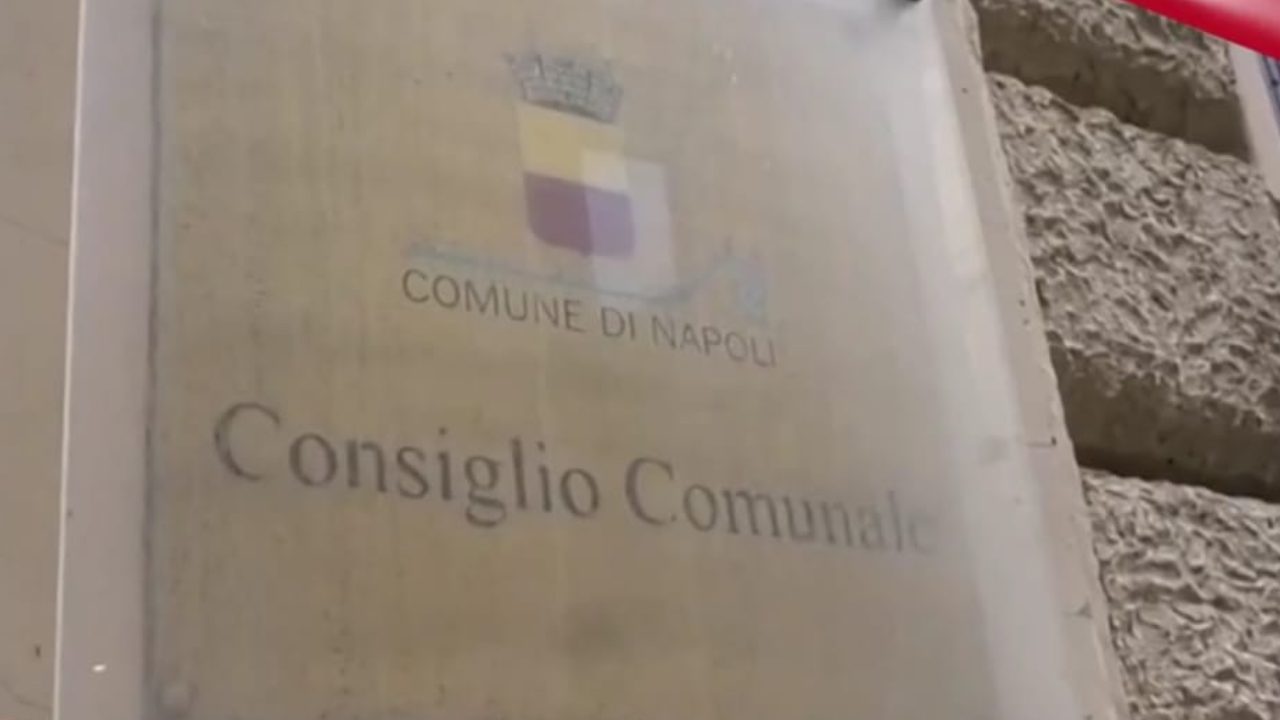 Consiglio Comunale Napoli, rubato albero di Natale
