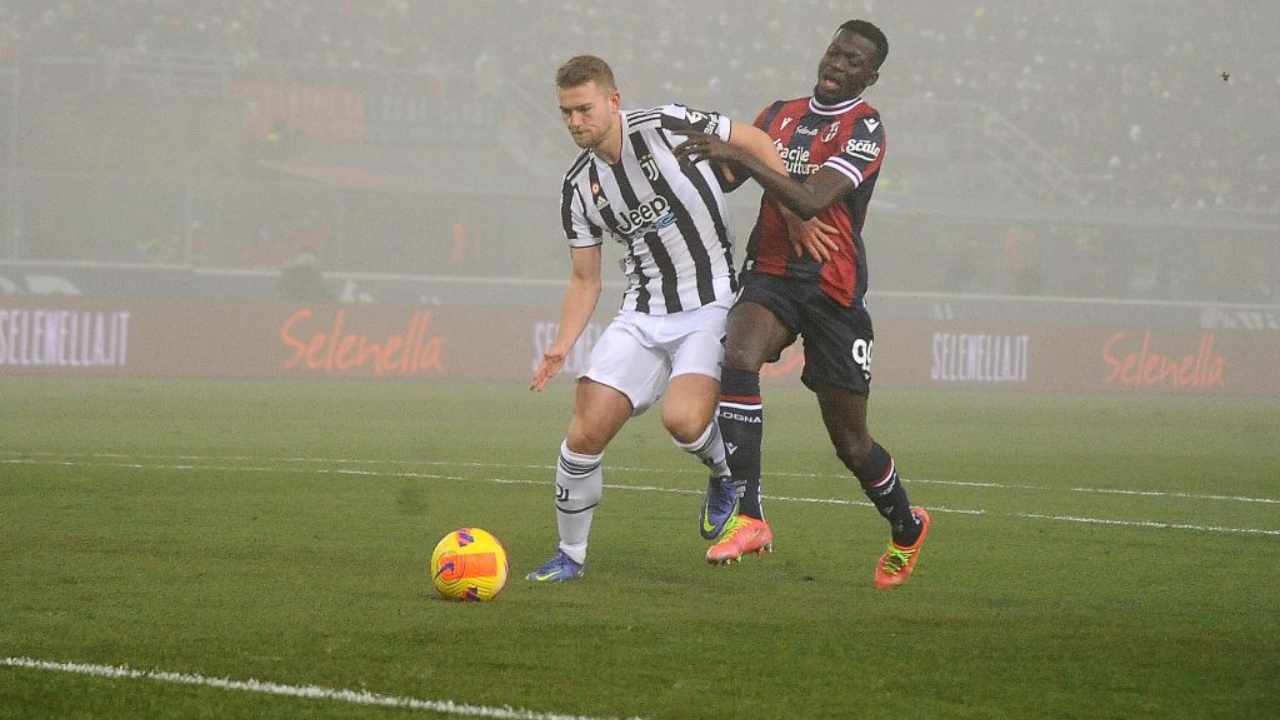 De Ligt in azione contro Barrow