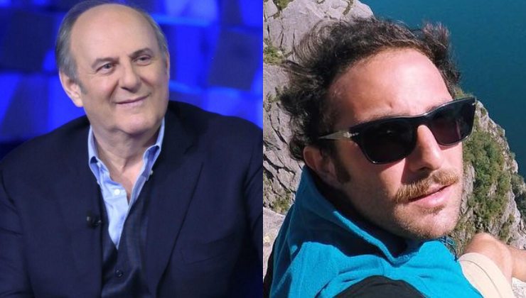 Gerry Scotti e suo figlio Edoardo Scotti (