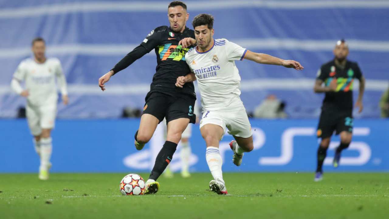 Asensio e Vecino in Real Madrid-Inter