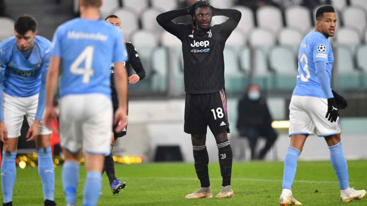 La disperazione di Moise Kean