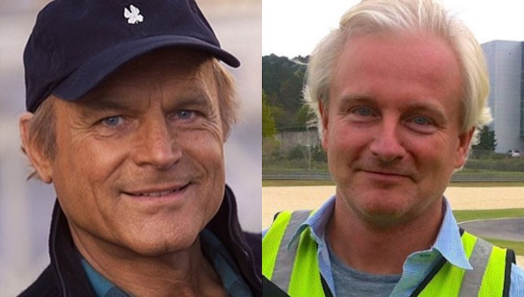 Terence Hill e il figlio Jess Hill 