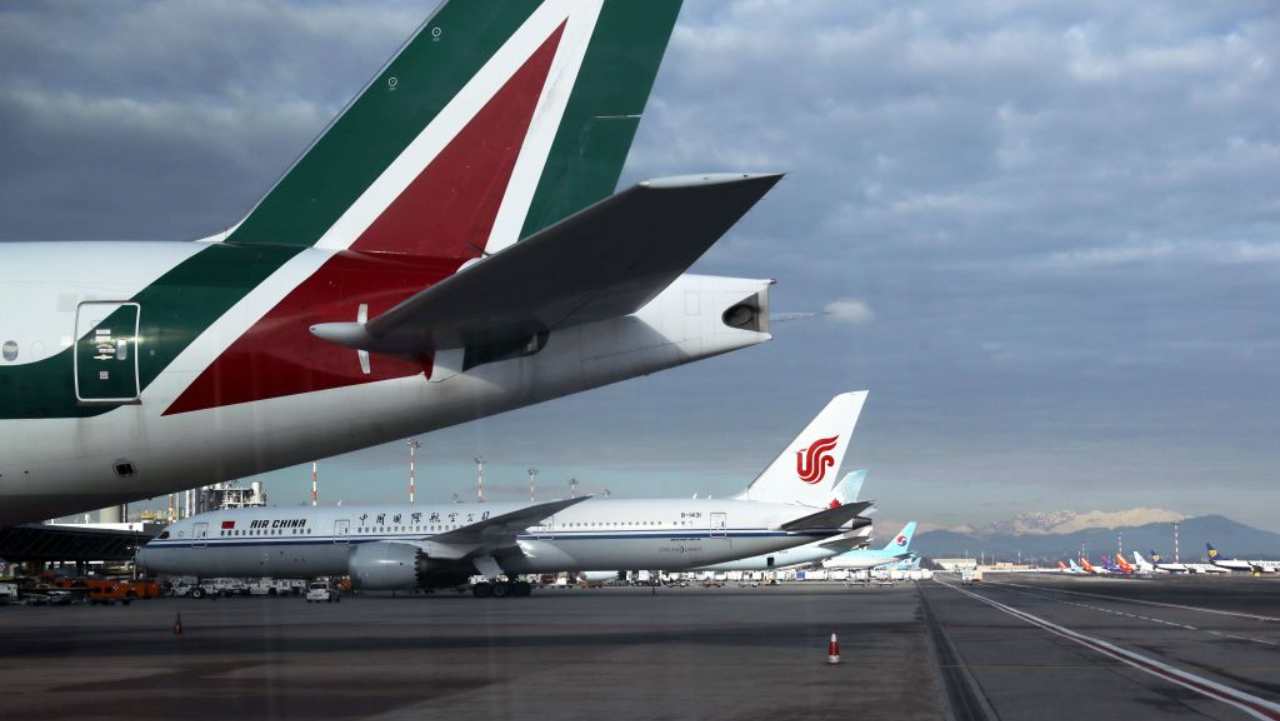 mascherina aereo