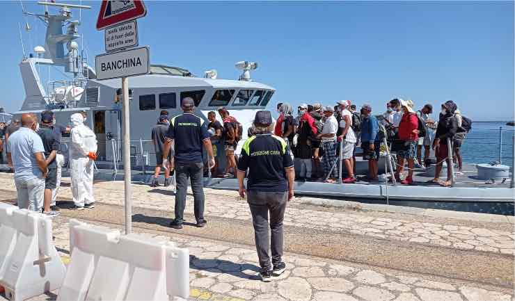 Sbarchi migranti Italia