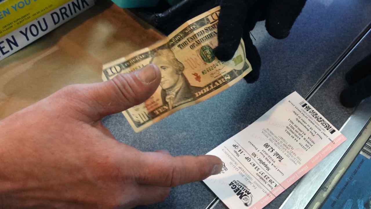 Biglietto lotteria americana