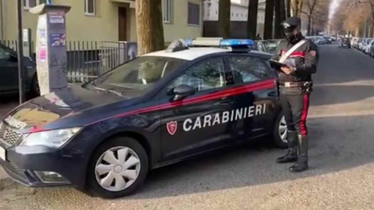Carabinieri torino auto ritrovamento