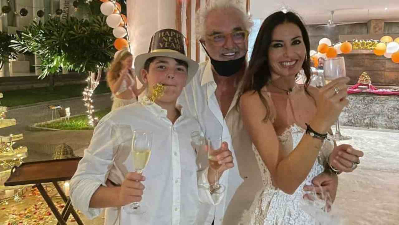 Famiglia Briatore al completo