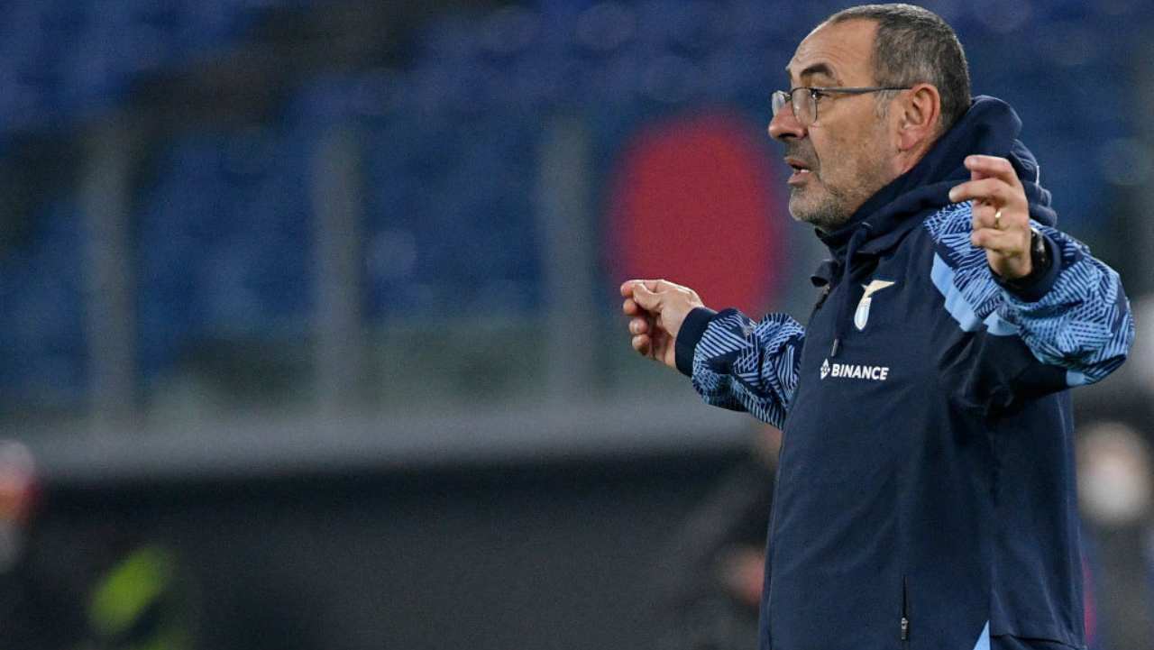 Maurizio Sarri, allenatore della Lazio