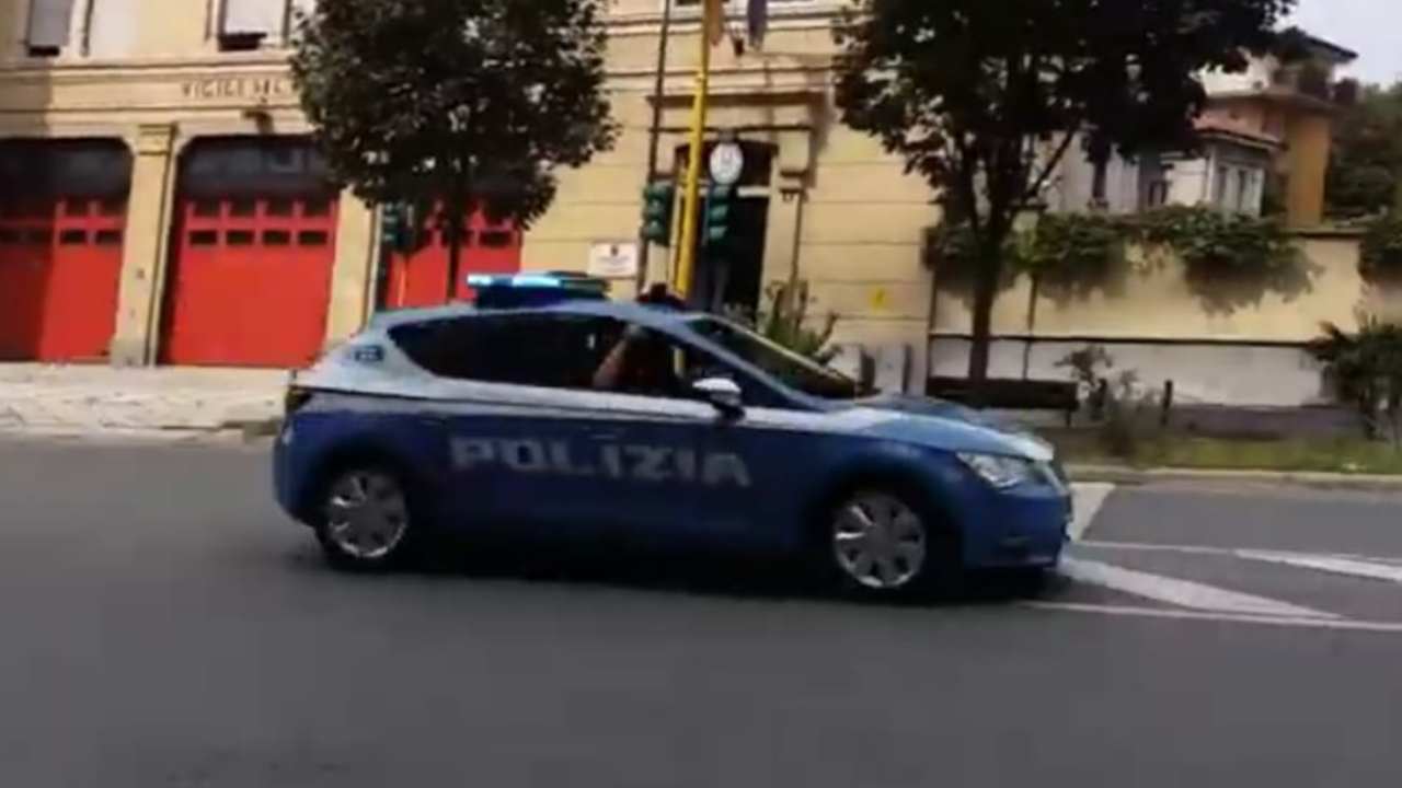 Cagliari polizia no vax