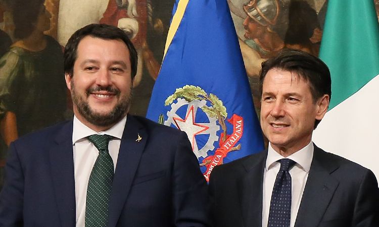 Matteo Salvini e Giuseppe Conte ©Getty Images