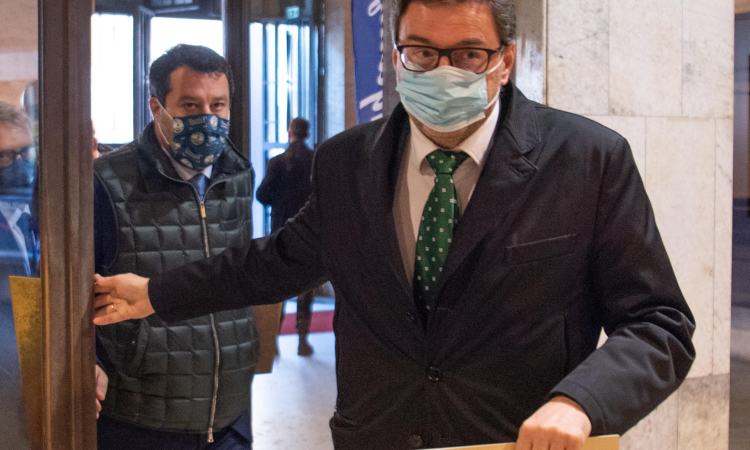 giorgetti salvini lega