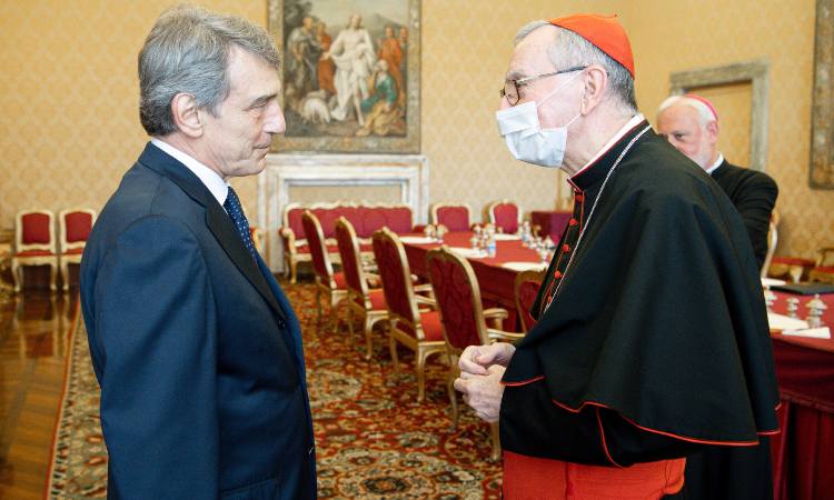 David Sassoli e Pietro Parolin