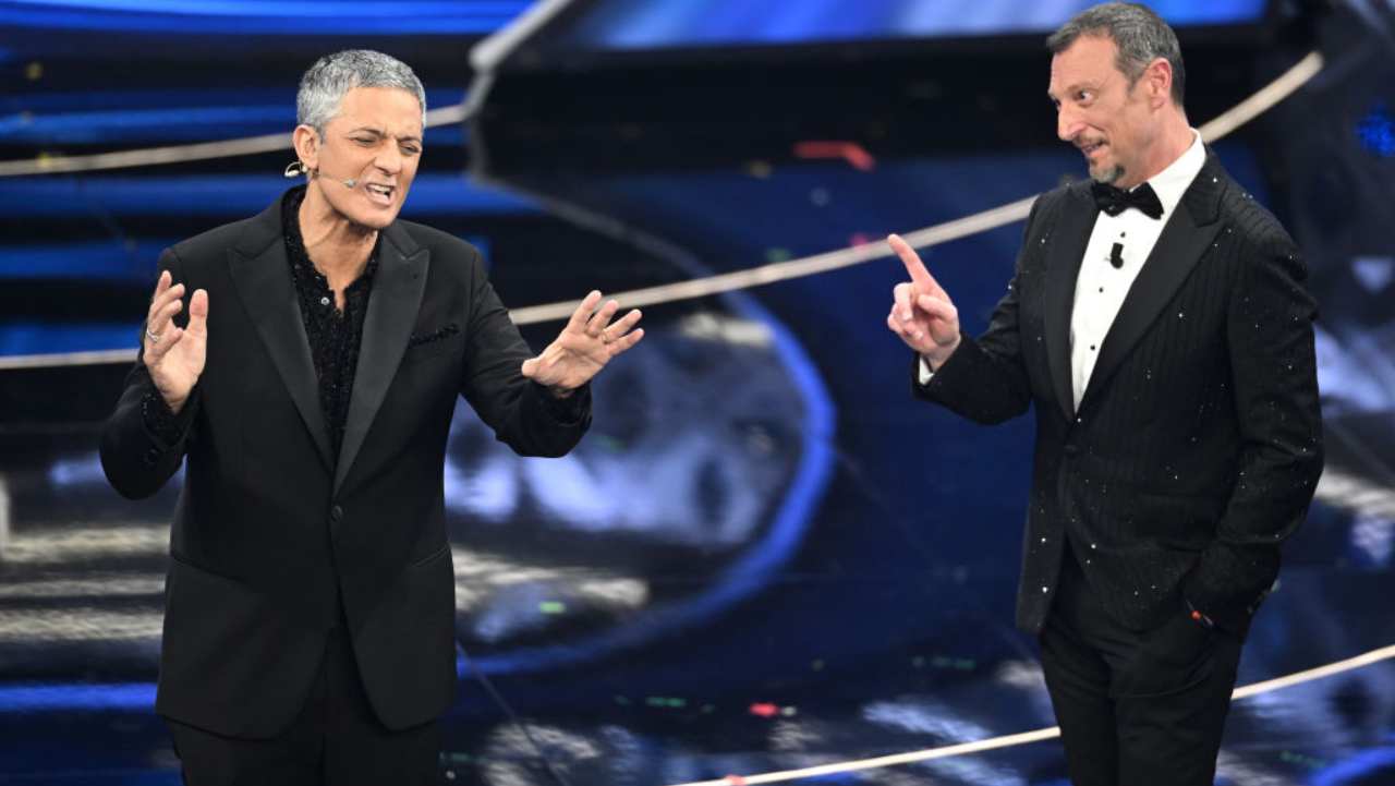 Sanremo 2022, Fiorello insieme ad Amadeus 