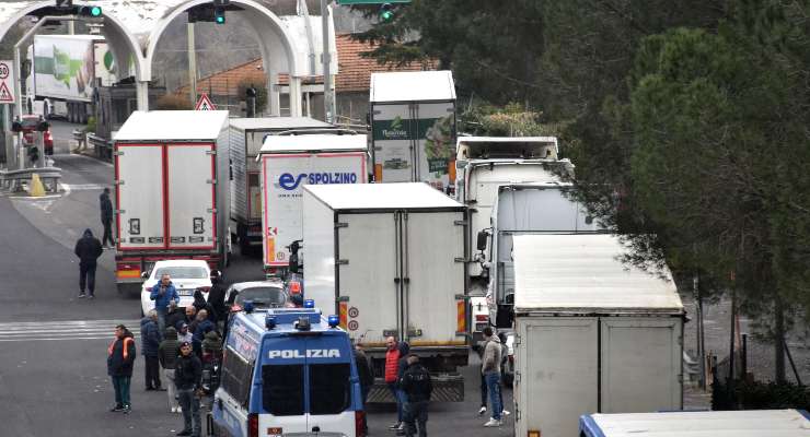 Protesta autotrasportatori