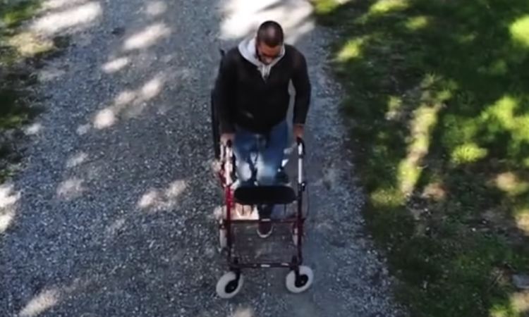 Ragazzo paralizzato (Youtube)
