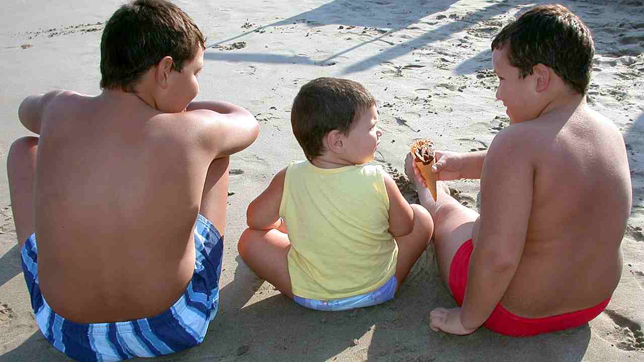Bambini ingrassati per colpa dl Covid