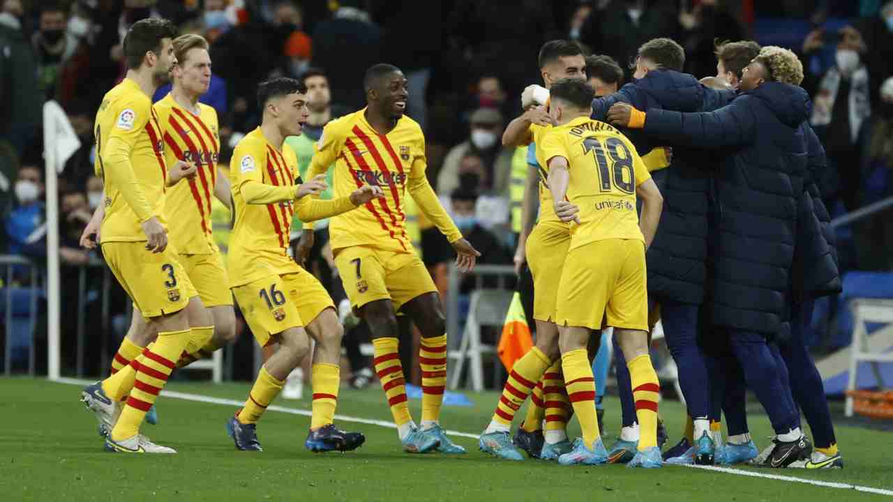 Dominio Barcellona al Bernabeu