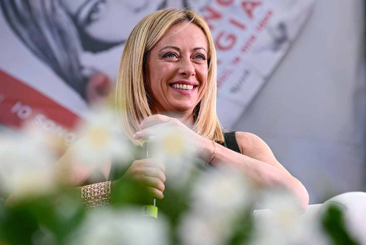 Giorgia Meloni presenta il libro Io sono Giorgia