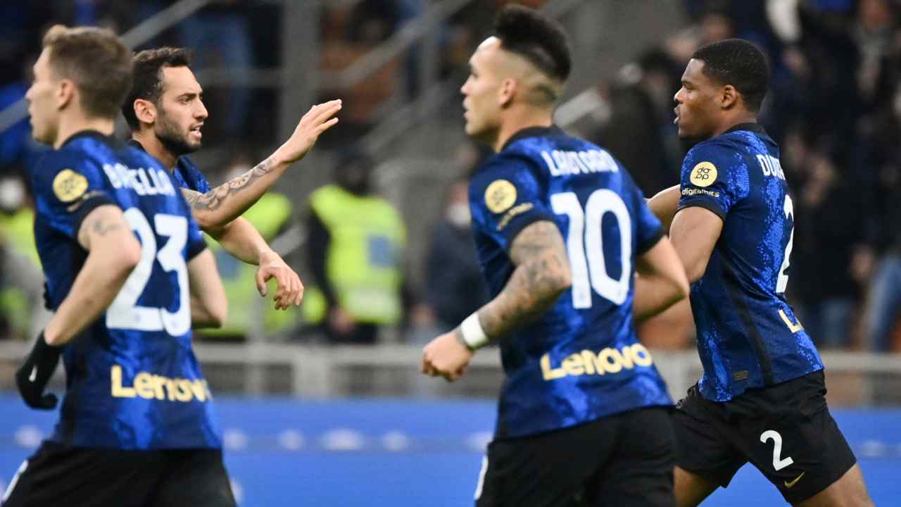 Il pareggio immediato dell'Inter con Dumfries