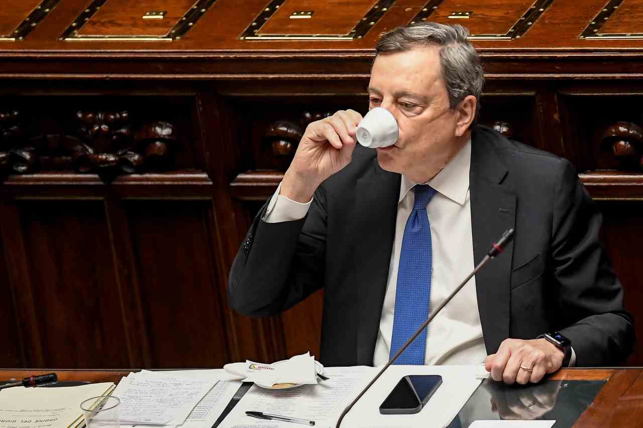Mario Draghi risponde alla Camera sul catasto