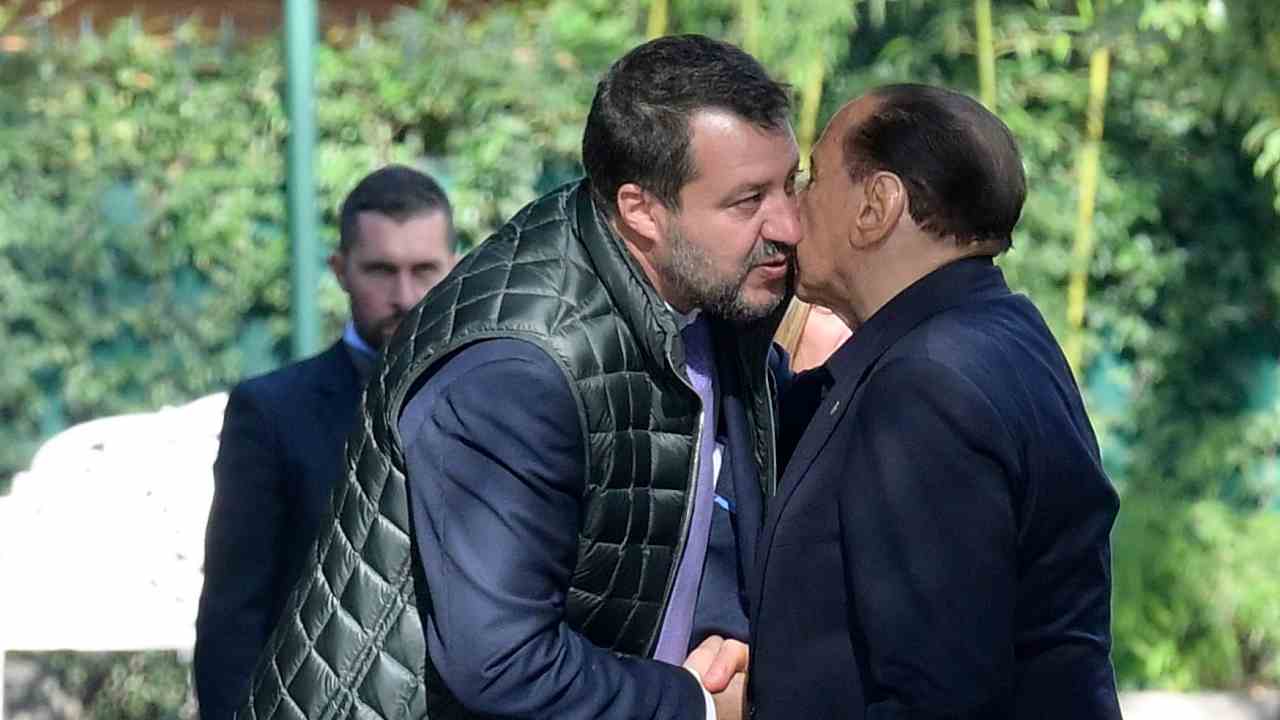 Salvini va ad Arcore da Berlusconi
