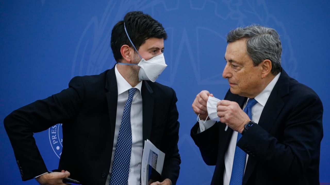 Speranza e Draghi