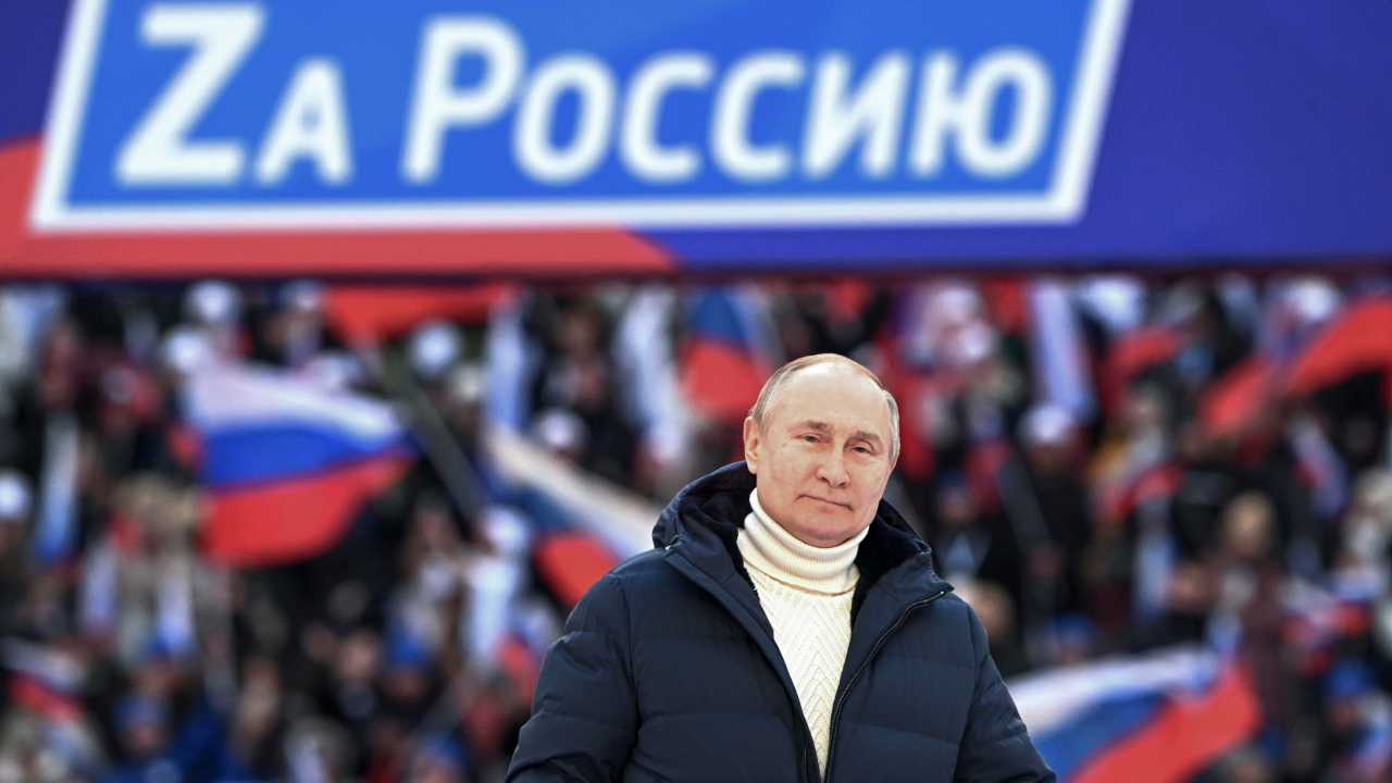 Il discorso di Putin allo stadio diventa un giallo