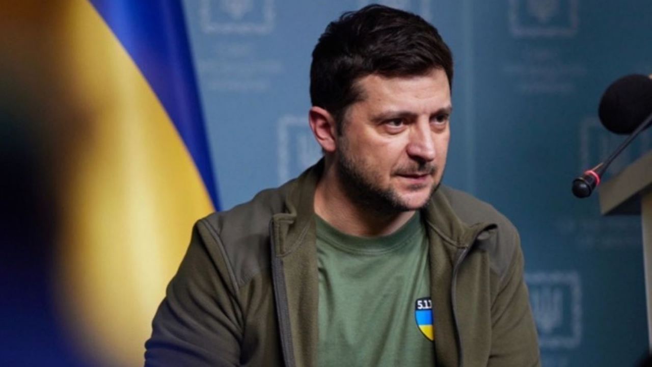 Il presidente dell'Ucraina, Volodymyr Zelensky