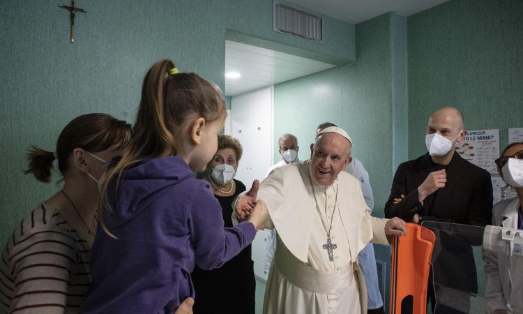 Papa Ospedale Pediatrico Bambino Gesù