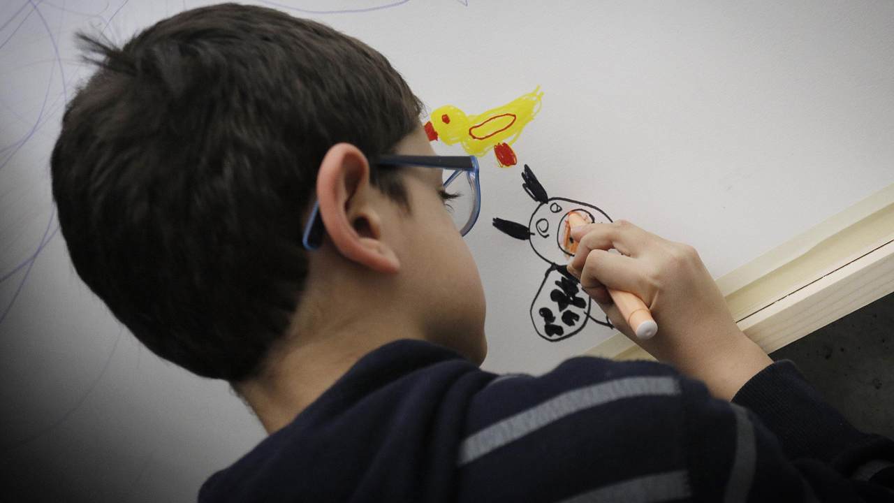 Luca torna a scuola