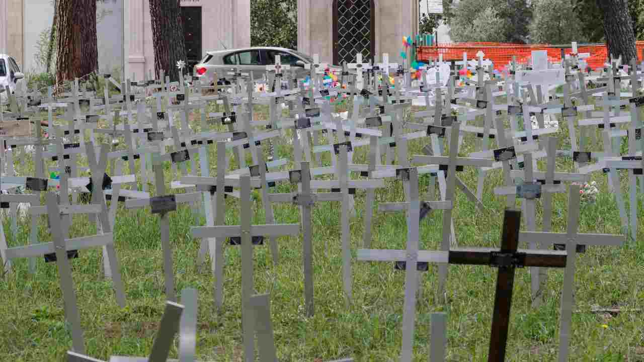 Cimitero feti abortiti Roma