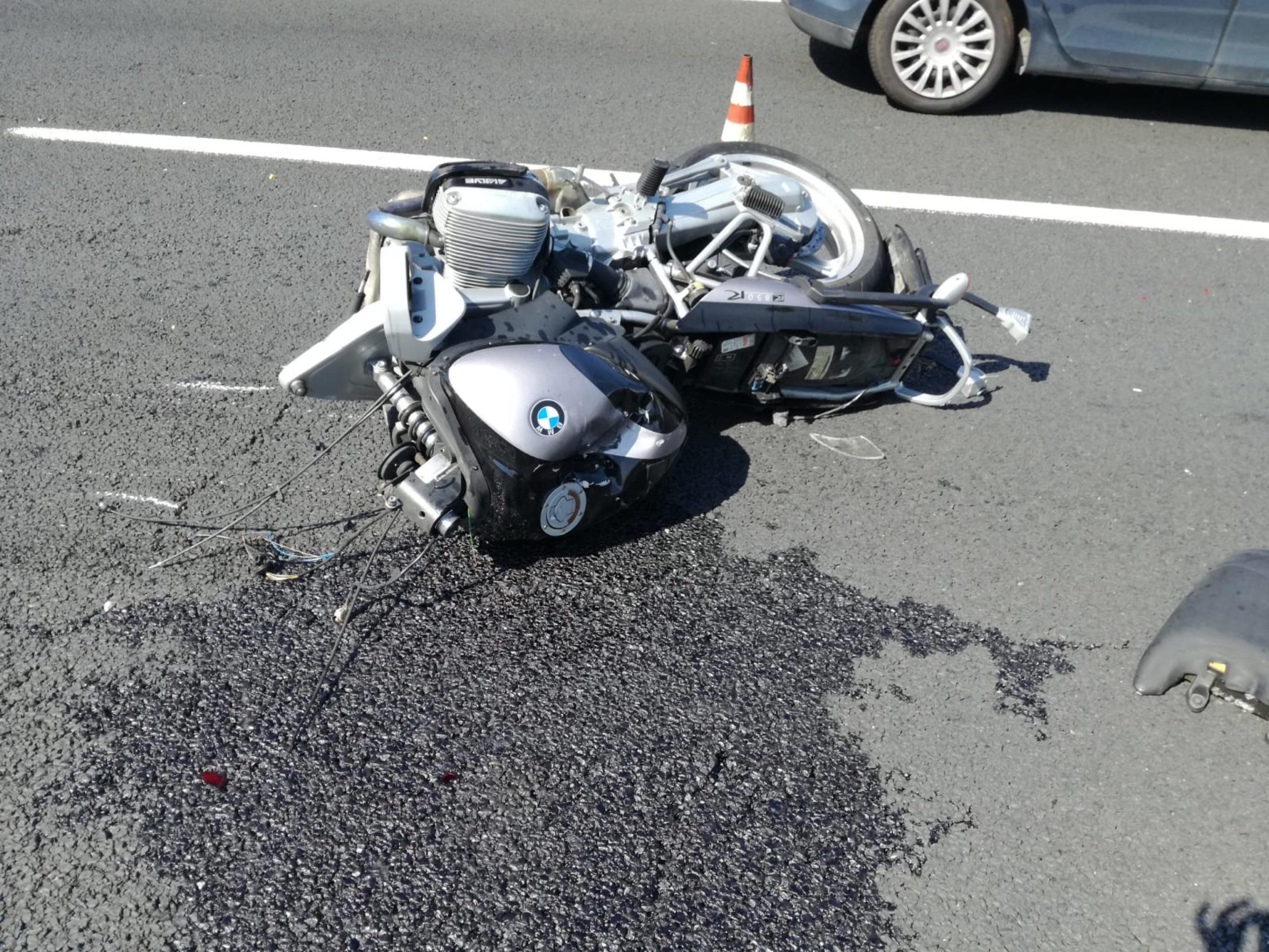 Incidente moto Corso Francia