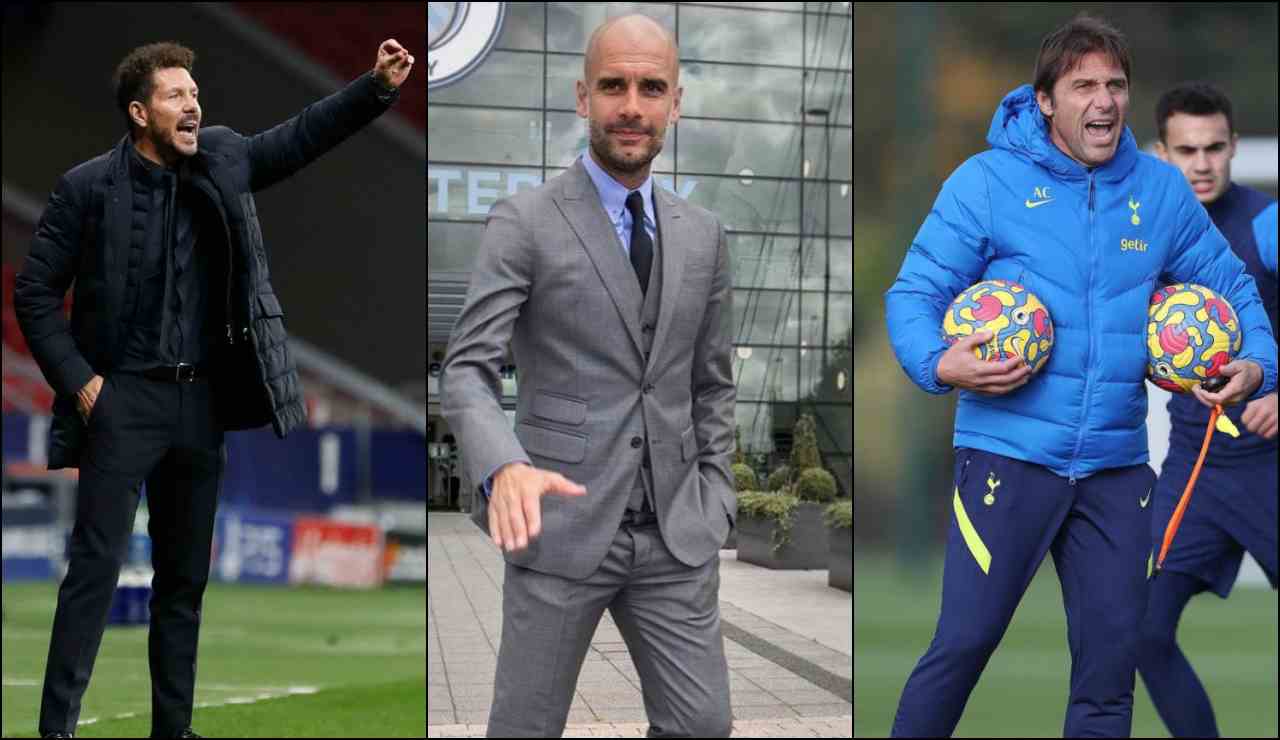 Simeone, Guardiola, Conte