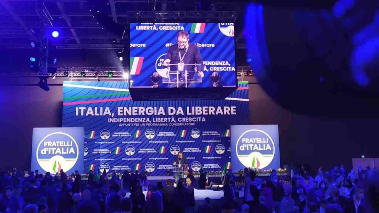 Pierluigi Biondi Fdi convention di Milano