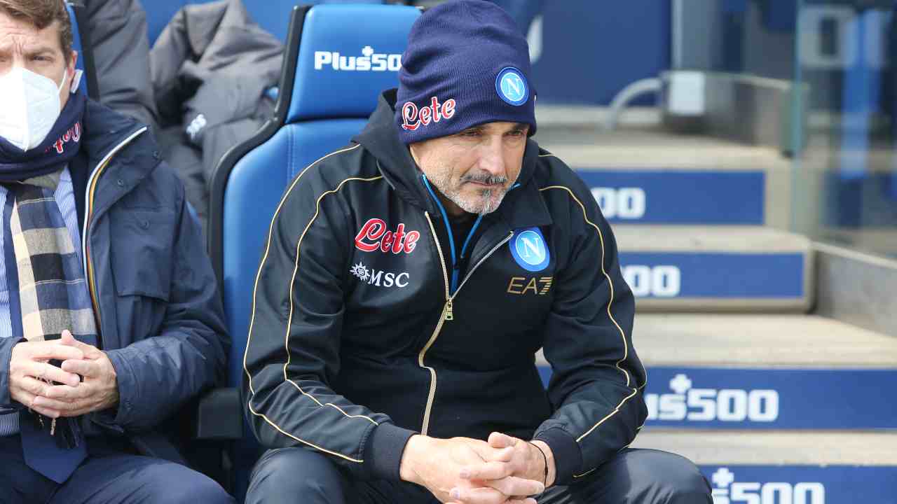 Spalletti striscione tifosi Napoli