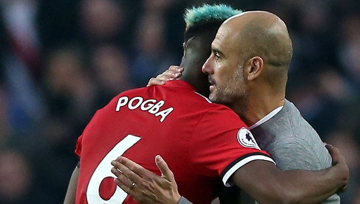 Guardiola e Pogba