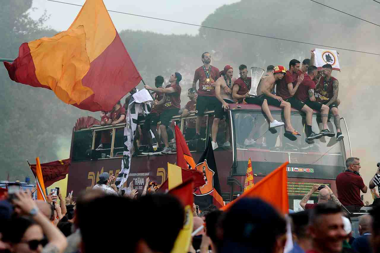 I festeggiamenti della Roma hanno causato disagi e traffico in tilt