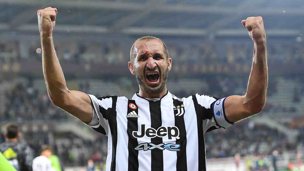 Chiellini saluti Juventus