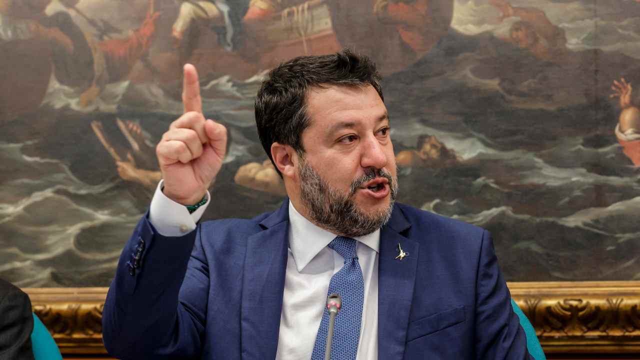 Matteo Salvini allo stadio 'San Siro'
