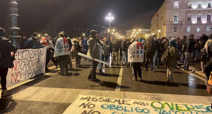 No Vax protesta