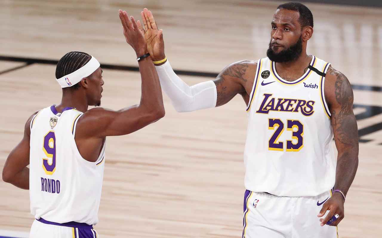 Rajon Rondo e LeBron James