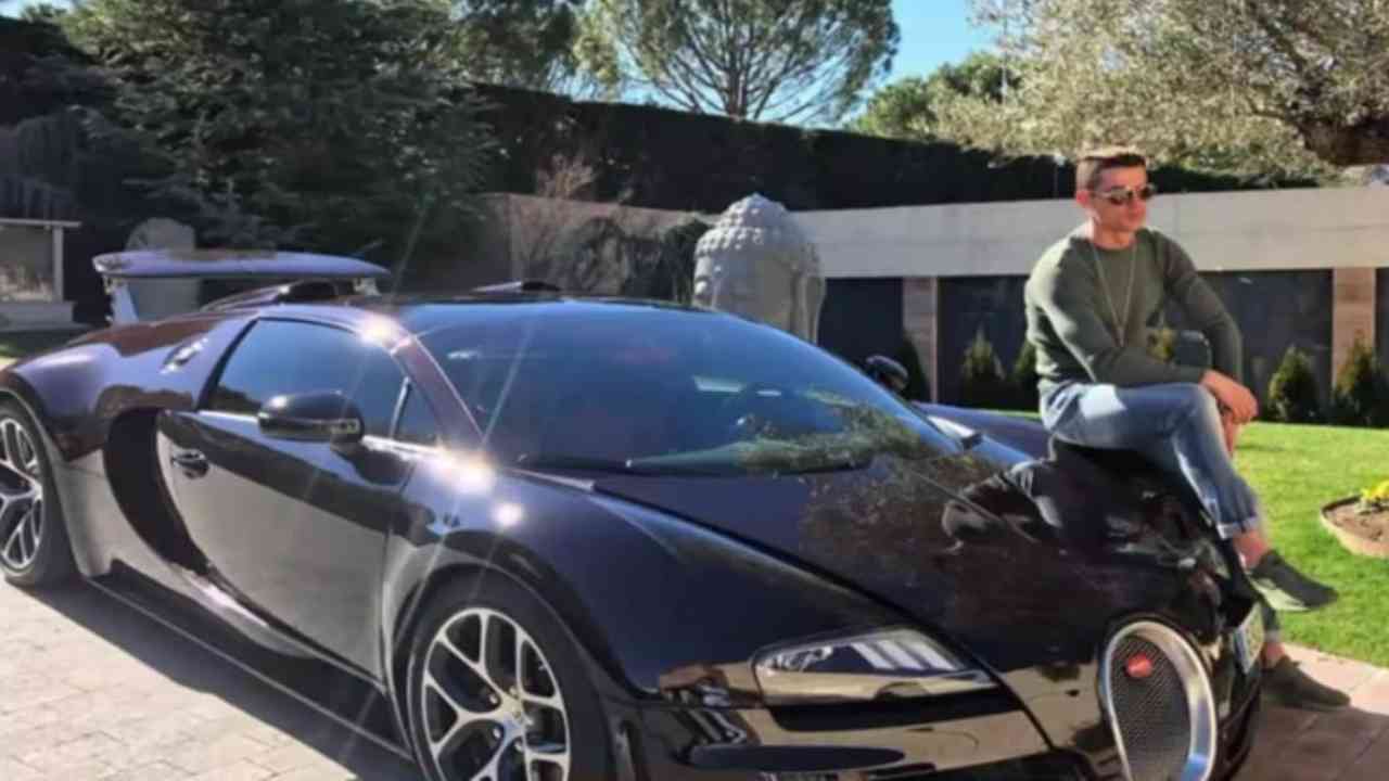 Incidente per la Bugatti di Ronaldo